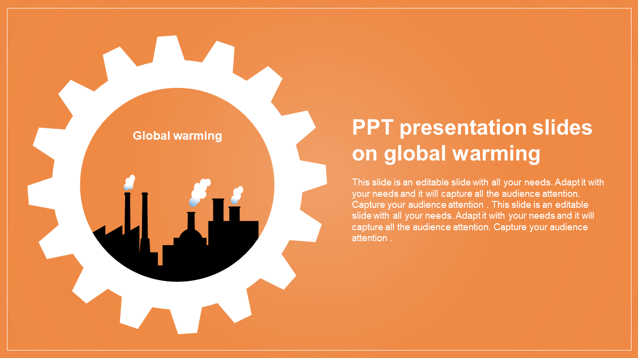 ppt presentation slides on global warming